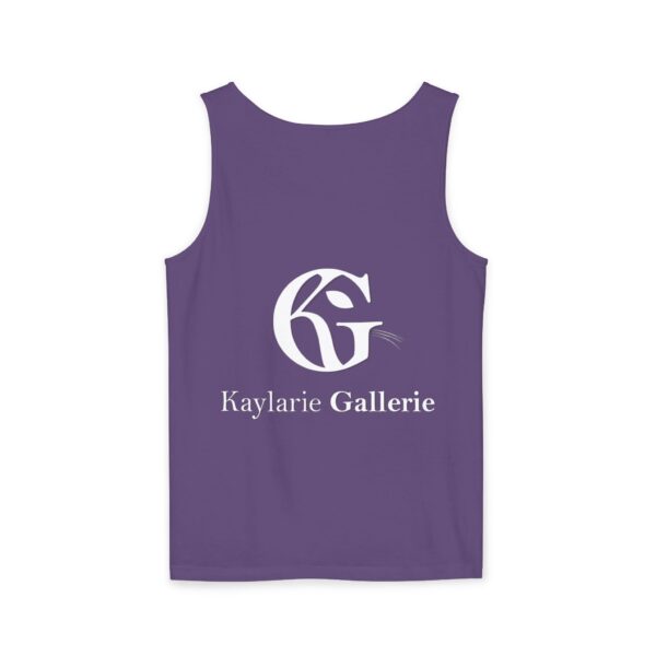 Unisex Garment-Dyed Tank Top - Kaylarie Gallerie Logo - Image 2