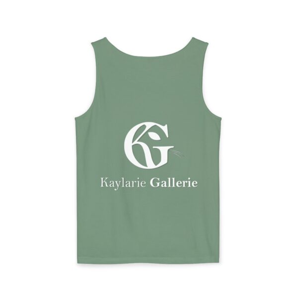Unisex Garment-Dyed Tank Top - Kaylarie Gallerie Logo - Image 14