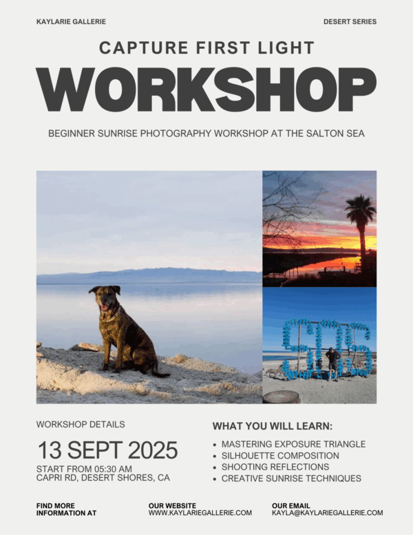 Capture First Light Sunrise Workshop