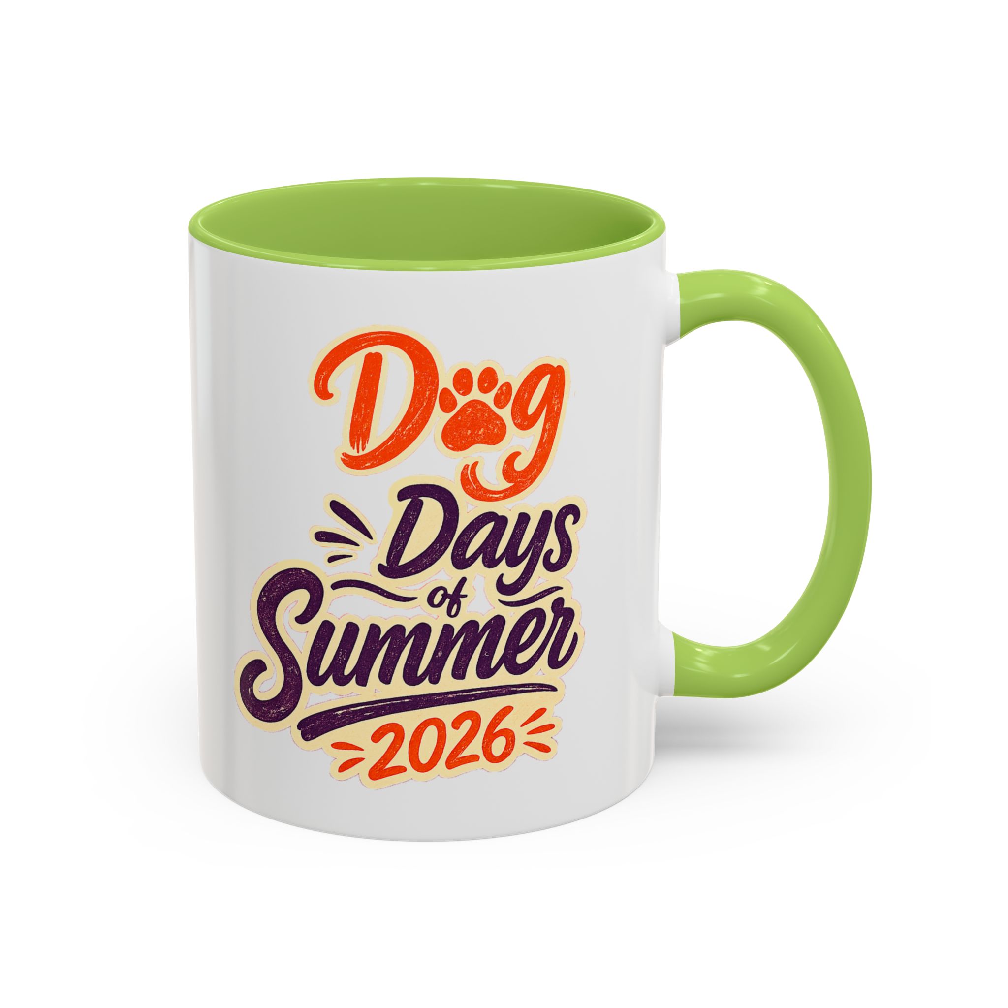 Dog Days of Summer 2026 Accent Coffee Mug - Image 13