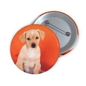 Custom Animal Photo Pin Button Badge
