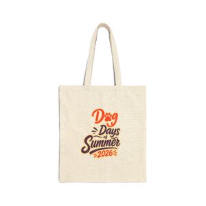Dog Days of Summer 2026 Canvas Tote Bag