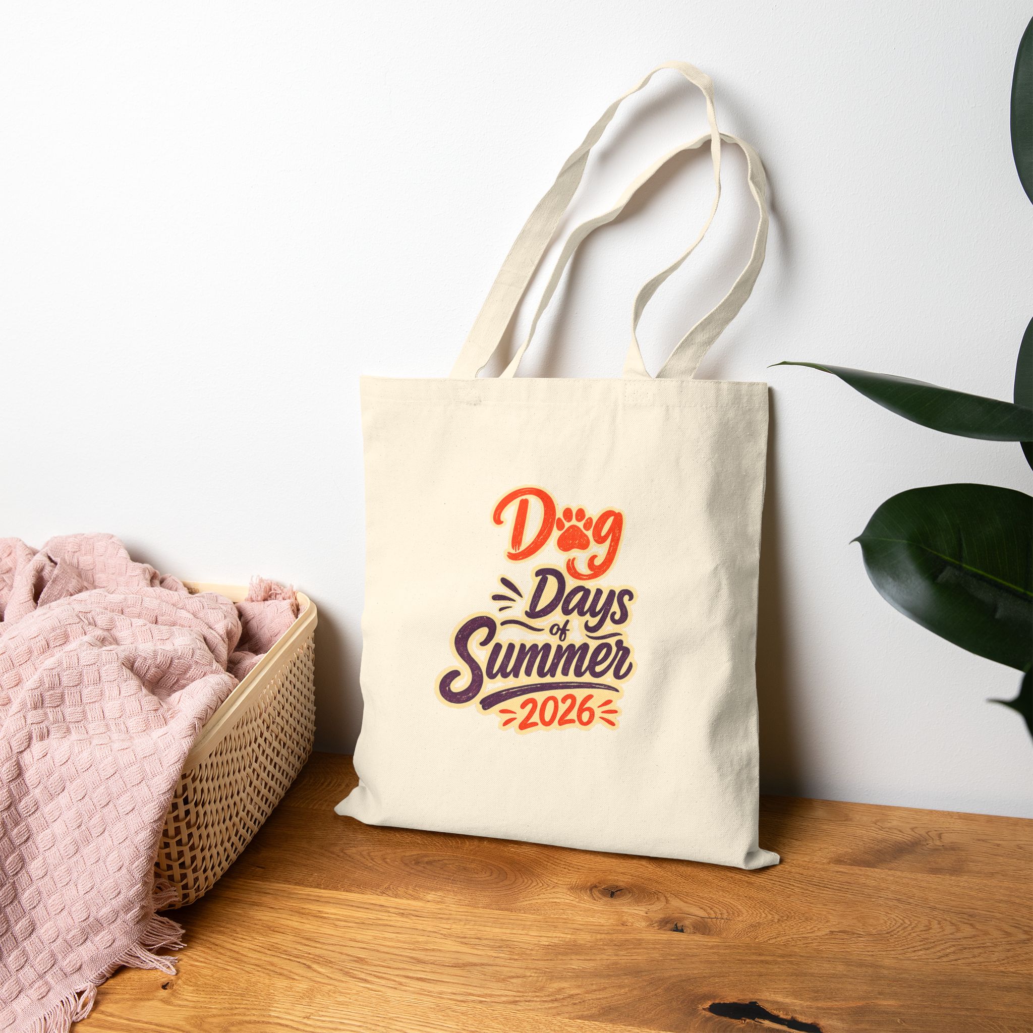 Dog Days of Summer 2026 Canvas Tote Bag - Image 4