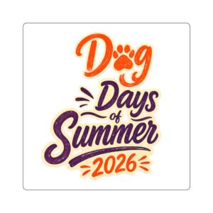 Dog Days of Summer 2026 Sticker