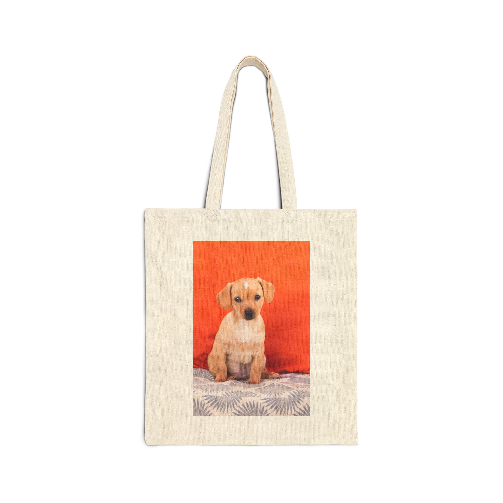 Custom Dog Days of Summer Canvas Tote Bag
